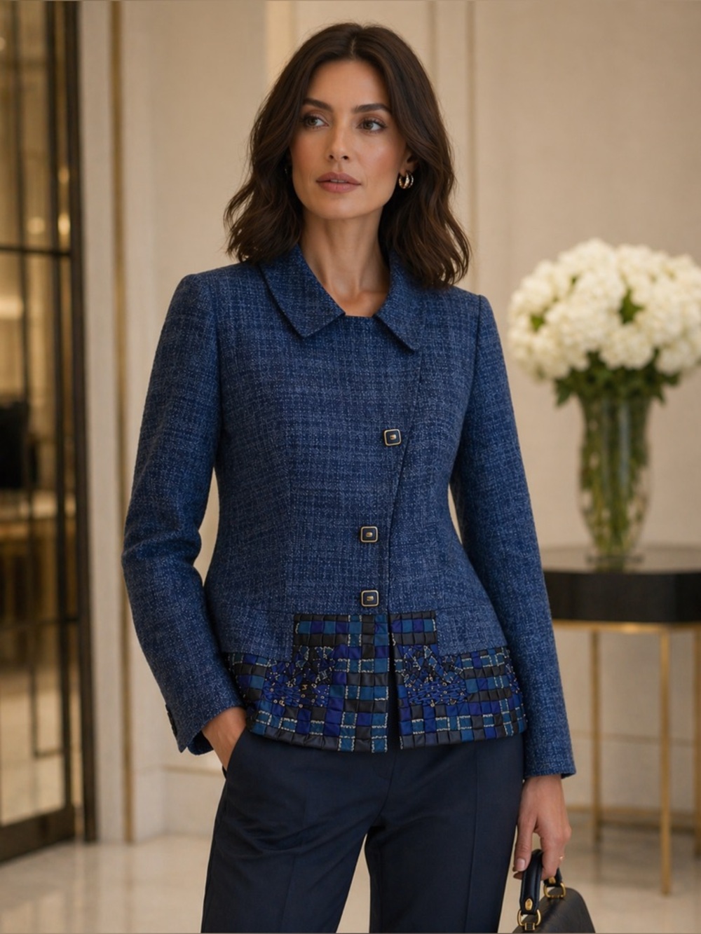 ESCADA Silk Blazer & Skirt Size 46 / US 12-14